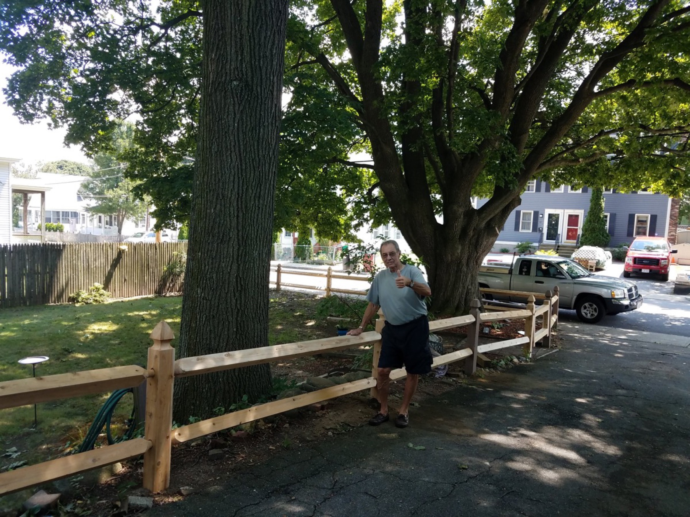 Wood fence customer project photo 3