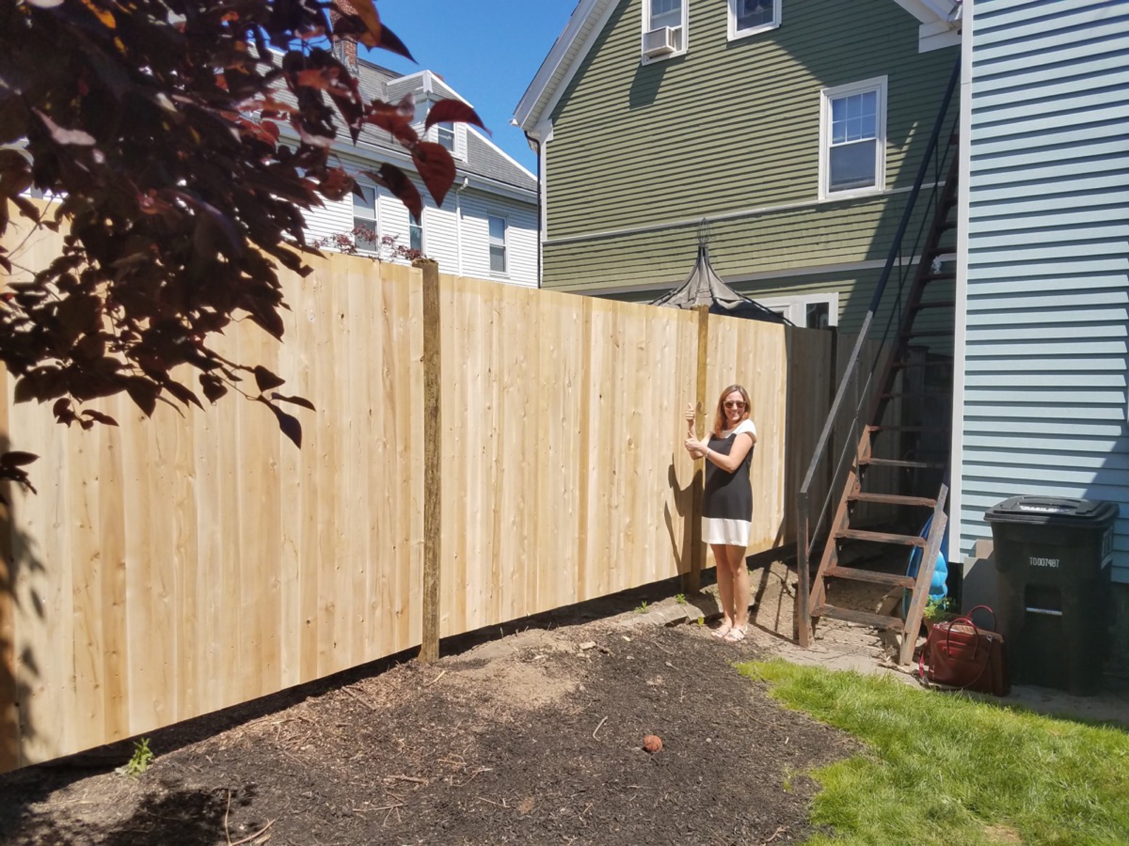 Wood fence customer project photo 10