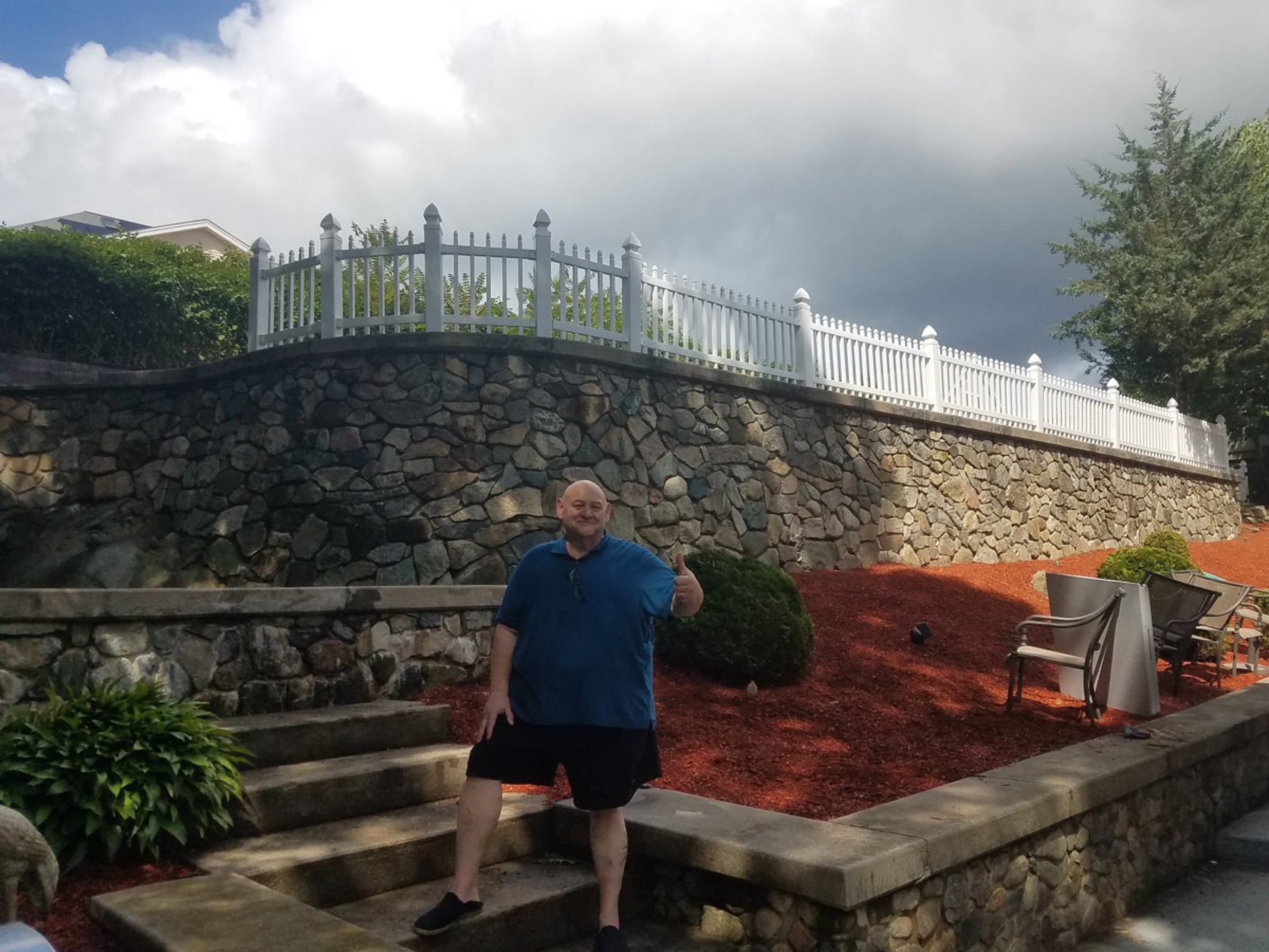 Vinyl fence customer project photo 12