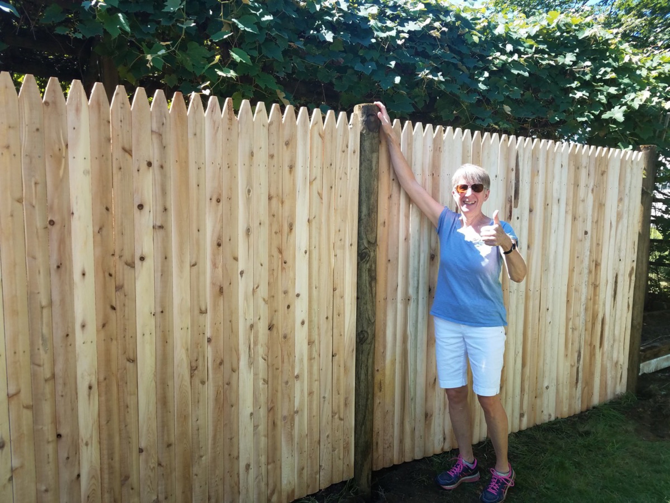 Wood fence customer project photo 14